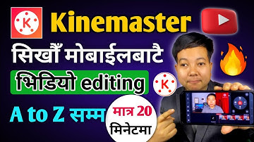 How to edit videos for youtube in mobile nepali  l Kinemaster video editing nepali  l Video editing