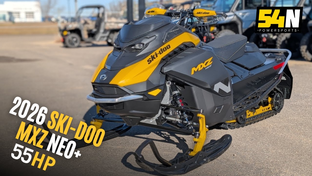 All New Gen 5 - 2026 Ski Doo MXZ Neo+ 55HP - YouTube