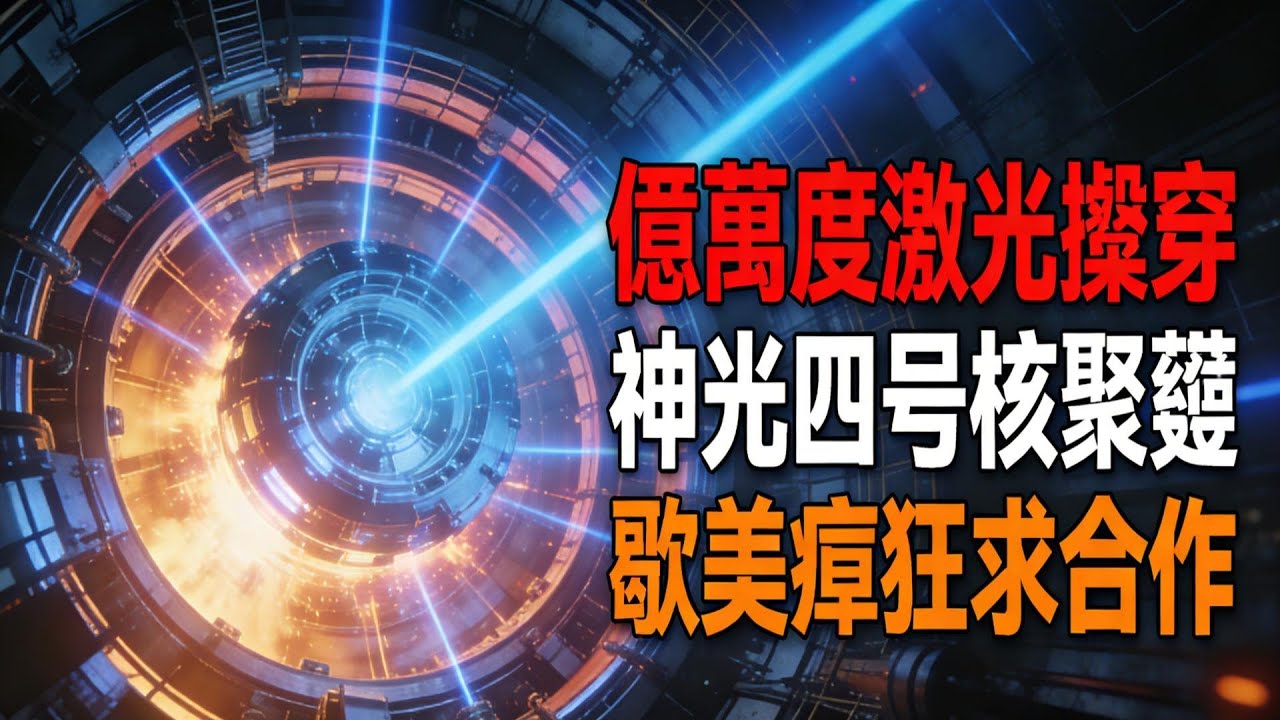 億萬度激光擊穿真空！中國神光四号實現核聚變淨能量輸出，為何讓歐美瘋狂求合作？人類終極能源時代來了？