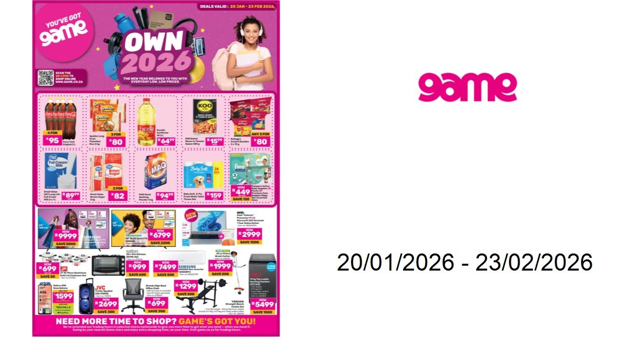 Game specials - Own 2026 - 20/01/2026 - 23/02/2026