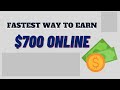 Make $700 Online with PayPal in the Fastest Way (Make Money Online)