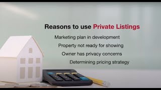 MRED Private listing enhancements