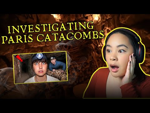 Sam and Colby Investigate Paris Catacombs: Real Gate to Hell | Reaction Video