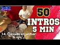 50 intros en 5 minutos de bateria | Challenge reto | Hugo Zerecero