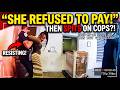 She Refused to Pay Her $300 Hotel Bill... Then Spits on Police