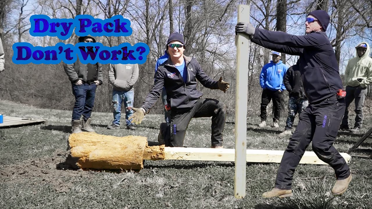 Dry Packed Fence Post Pull | One Year After Set! - YouTube