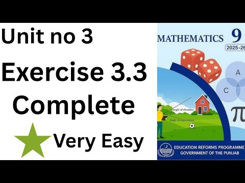 Class 9 math chapter 3 ex 3.3 | Class 9 maths chapter 3 English medium ...