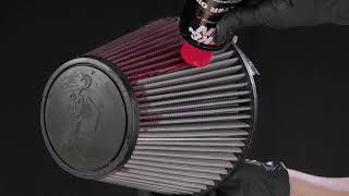 How to Clean K&N Oiled Cotton Intake Filters |  INSTRUCTIONS