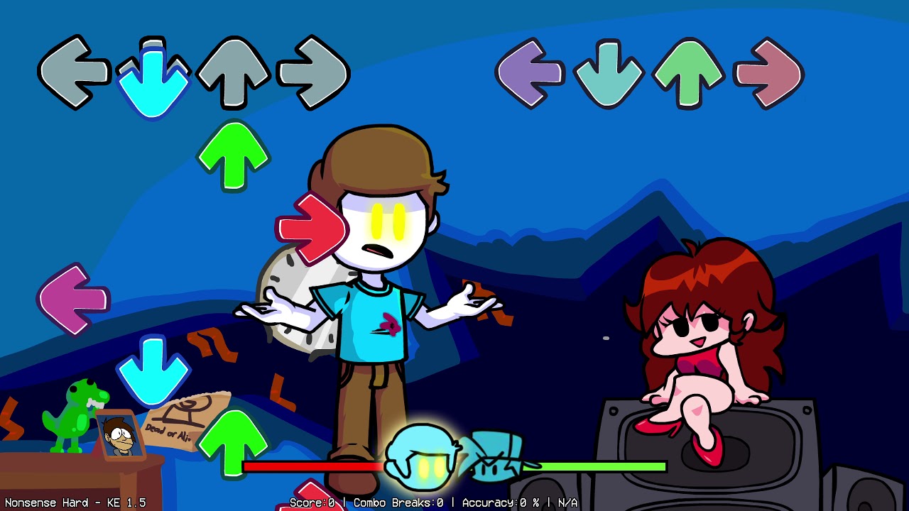 FNF Nonsense Nonsense (Hard) (PC) (4k) YouTube FNF Nonsense Nonsense (Hard) (PC) (4k) YouTube