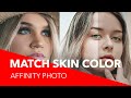 How to match skin color using affinity photo part 1  gradient map