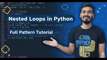 Python Nested For Loop Tutorial (1 Hr) | Star Pyramid, Hollow Square, 3×3 Matrix, Tables
