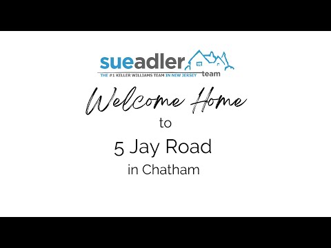 5 Jay Road, Chatham, NJ home video tour