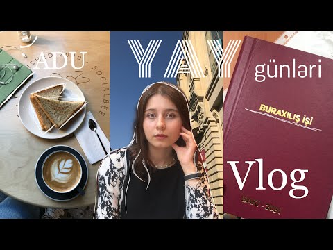 Vlog / Tələbə-blogger həyatı / Universitetdən bir gün / 3 gün / YAY #1