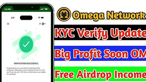 Omega network kyc verify update.