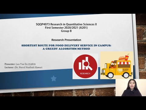 SQQP4073 Shortest Route for Food Delivery Service in Campus: A Greedy Algorithm Method