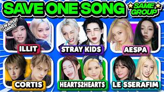 ⭐️ SAVE ONE KPOP SONG PER GROUP DIFFERENT YEARS | SAVE ONE DROP ONE KPOP QUIZ - FUN KPOP GAMES 2026 screenshot 4