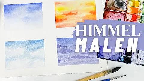 Welche Aquarellfarbe für den Himmel?