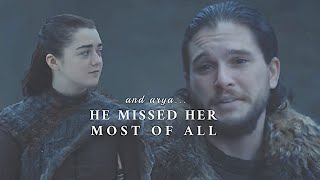 (GOT) Arya & Jon - He missed her most of all