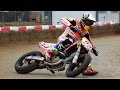 Marc marquez  brad baker  superprestigio dirt track 2016 training day rufea by jaume soler