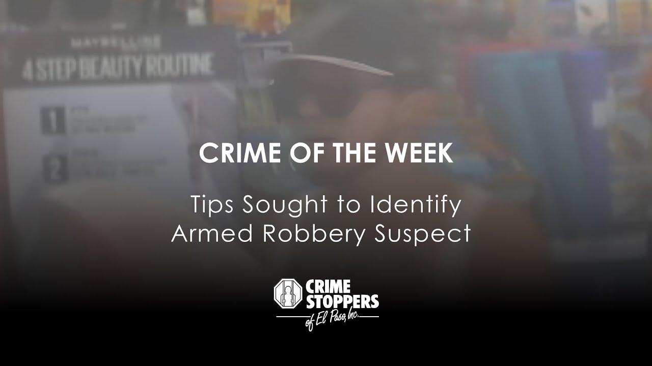 Tips Sought to Identify Armed Robbery Suspect - YouTube