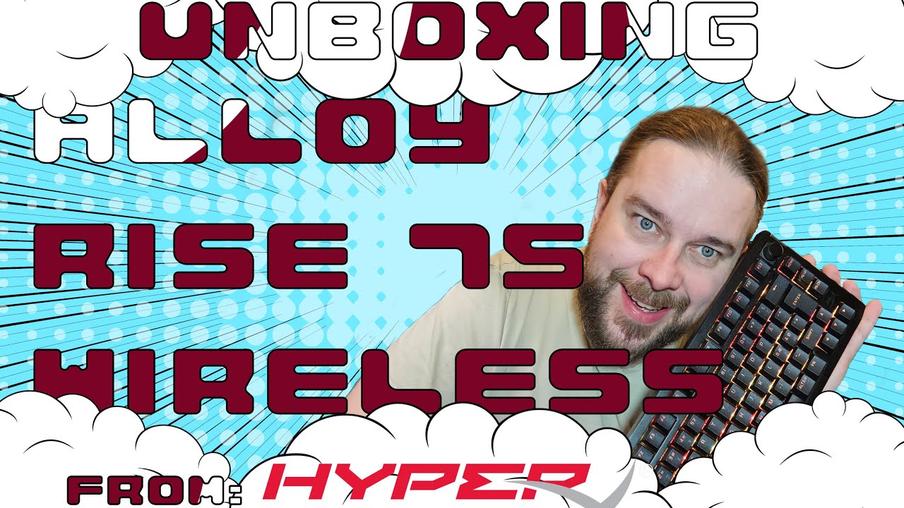 Unboxing Alloy Rise 70 Wireless - a mechanical keyboard from HyperX
