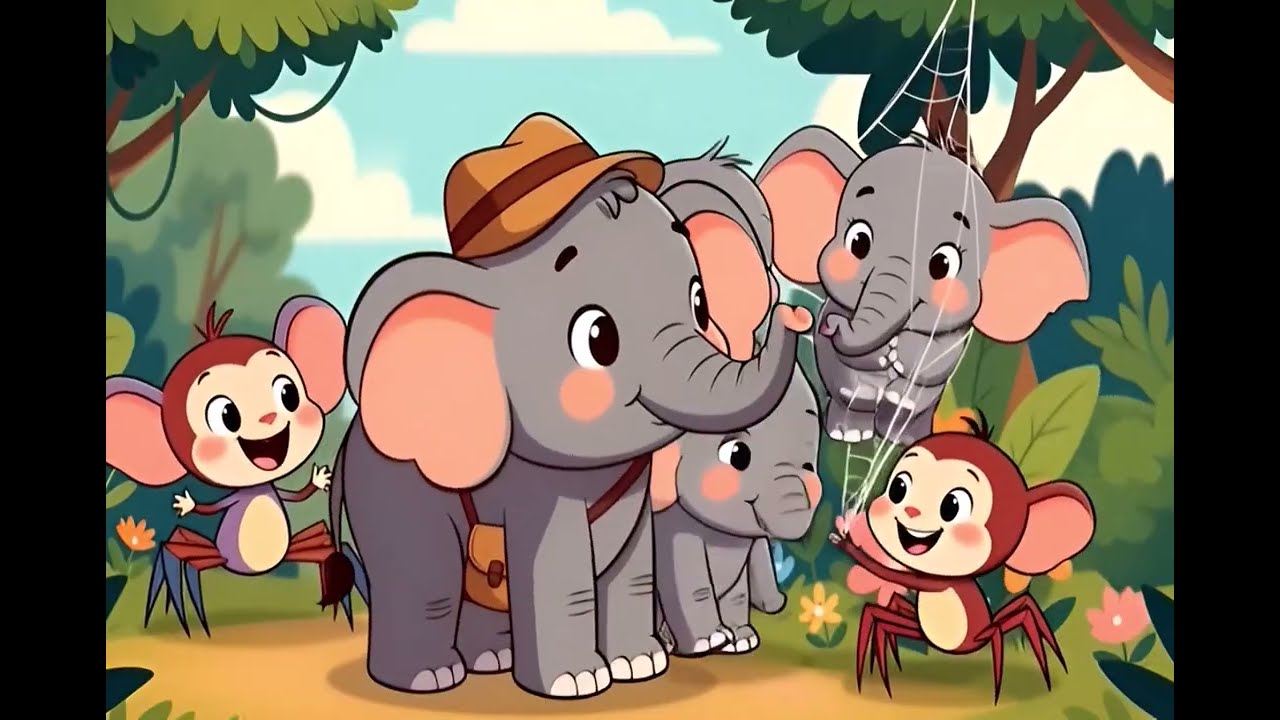 🐘 Ek Mota Hathi | एक मोटा हाथी | Rhymes for Kids 