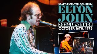 View Elton John Live in Seattle Center Coliseum Performing Classic Hits