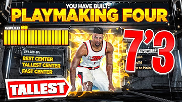 TALLEST ISO BUILD ON NBA 2K21! PRO DRIBBLE ANIMATIONS & SPEED BOOSTING CENTER BUILD!