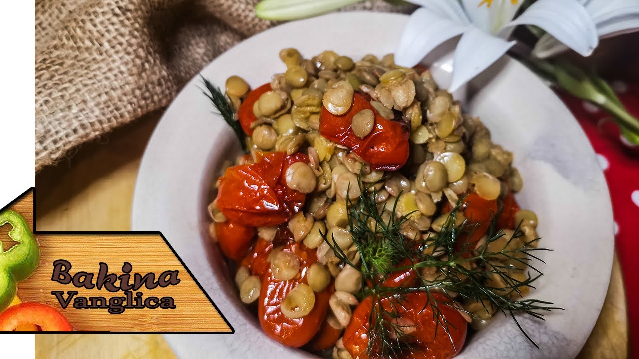 Epizoda 445 - Salata sa čeri paradajzom i sočivom / Salad with cherry tomatoes and lentils
