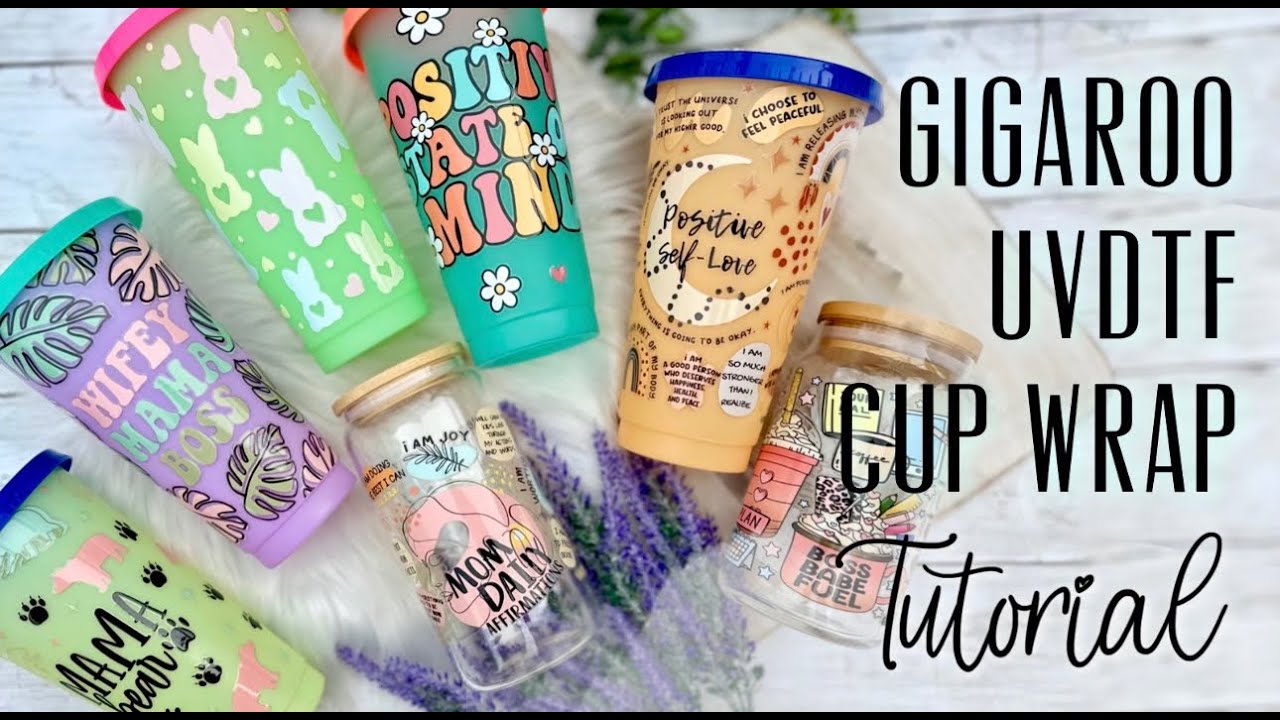GIGAROO UVDTF CUP WRAP TUTORIAL 