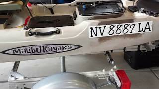 This method involves the use of a vinyl backing plate to mount kayak
registration numbers. many surfaces will not allow any type sticker
adhere p...