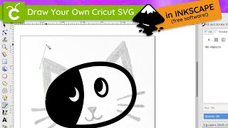 How to Draw an SVG in Inkscape - Tutorial for Cricut