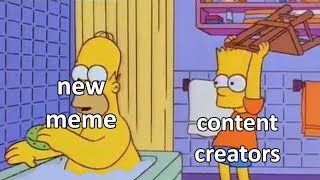 Bart hits Homer with a chair but Homer's more chill about it