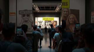 Visitors Stunned as Oversized Trump Photo Appears at Epstein Exhibit #trumpnews #uspolitics #usnews