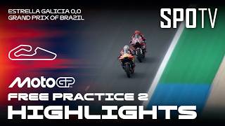 Bezzecchi Crash di Menit Akhir, Ogura Kalahkan Marc - MotoGP Free Practice 2| MotoGP™ Brazil