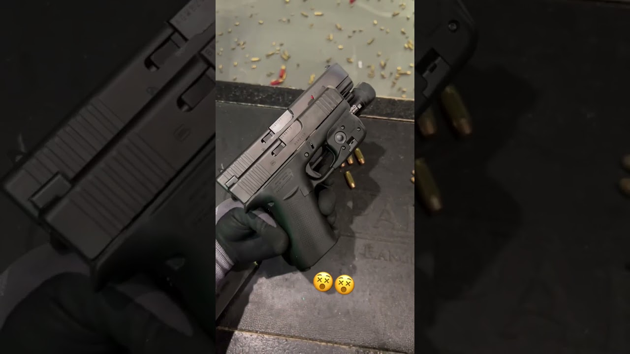 Glock 21 .45 x Glock 43x 9mm Size comparison❗️       