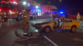 Woman Crashes Into Parked Caltrans Truck At 100 MPH And Walks Away