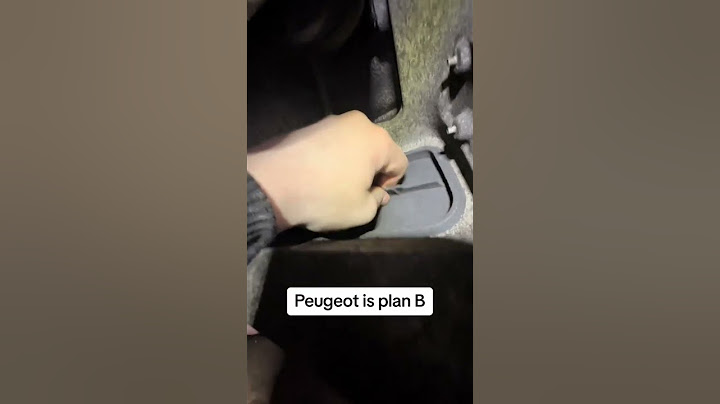 peugeot 206 has secret storage under passengers seat #mechancial #automobile