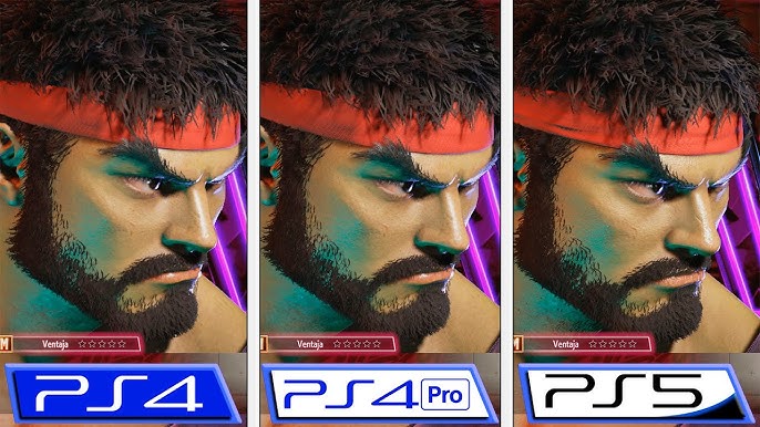 Street Fighter 6, PS4 - PS4 Pro - PS5, Graphics Comparison Demo