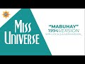 Mabuhay  miss universe 1994  theme song  singalong