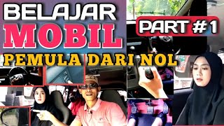 Belajar mobil tahap awal untuk pemula || CARA MUDAH BELAJAR MOBIL MANUAL|| VLOG MBAK OFI || PART # 1