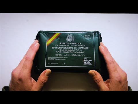 Unboxing & Reviewing MRE From Spain ..Menu 4 🇪🇸 (ASMR)