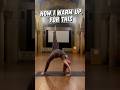 How to warm up for split bridge variation #yoga #flexibility