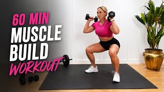 60 Min Full Body Strength Workout to Build Muscle