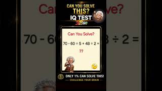 Can You Solve? 99% Can't Solve This Maths  Brain Test🤔  Only for Geniuses |Mathematical Logic