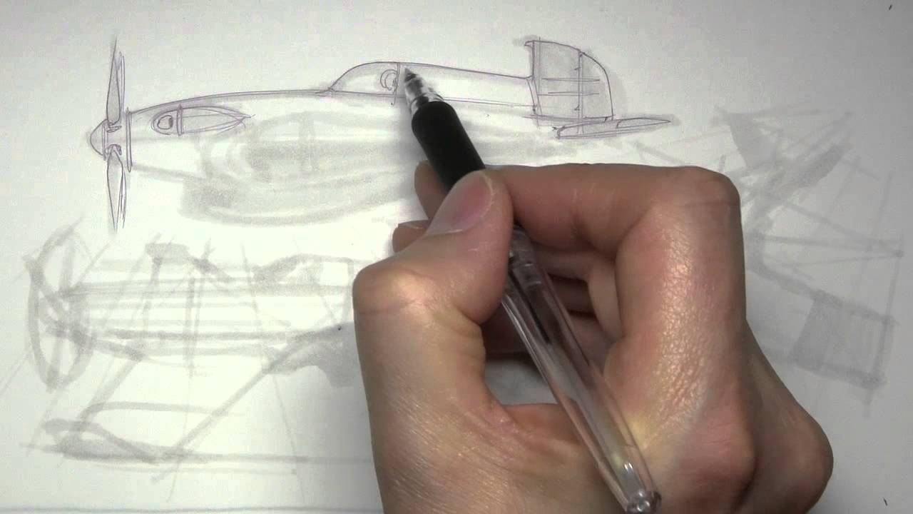 Plane Sketching 001 Youtube