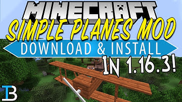 How To Add Planes to Minecraft 1.16.3 (Minecraft Simple Planes Mod!)