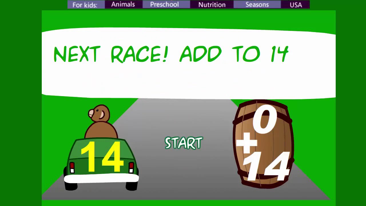 Practice Addition The Fun Way! Monkey Drive Math: Adding 11 -20 - Math Game! - Youtube