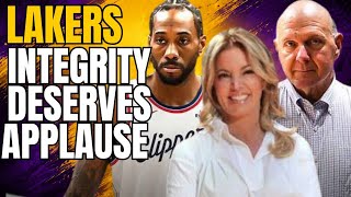 LAKERS INTEGRITY DESERVES APPLAUSE!