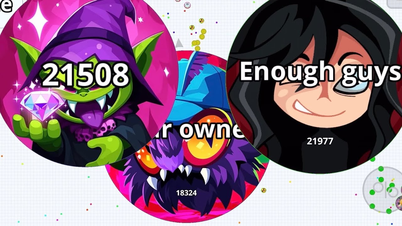 TEAMING WITH NOOBS 😍😂 (AGAR.IO MOBILE)